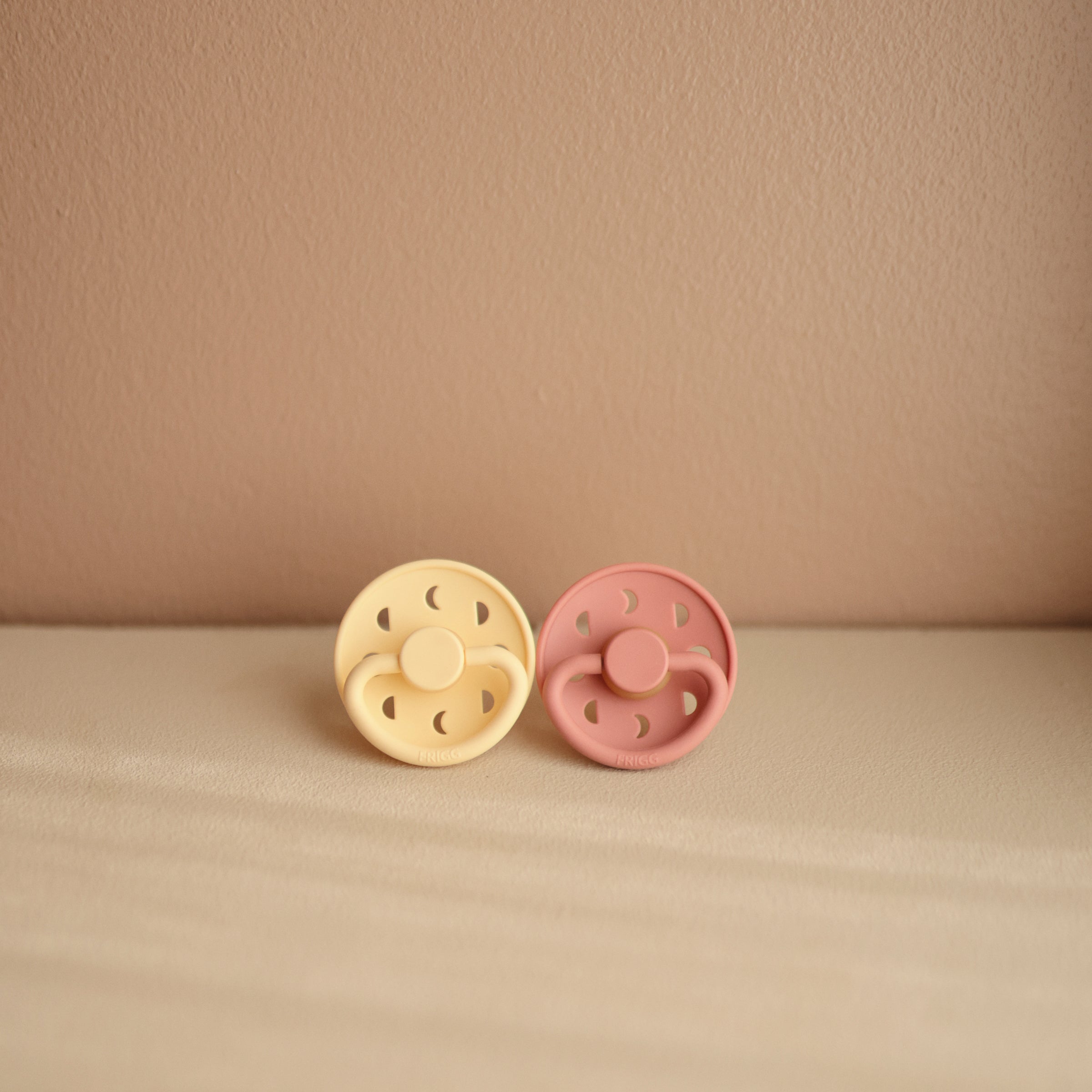 Image of FRIGG Moon Silicone Pacifier 2-Pack
